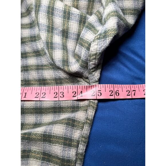Columbia plaid button down flannel mens large outdoors utility chore gorpcore - Picture 5 of 7